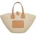 Logo Patch Interwoven Tote Bag