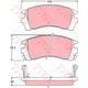 Trw Bremsbelagsatz, Scheibenbremse [Hersteller-Nr. GDB1013] für Nissan