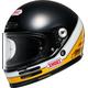 Shoei Glamster 06 Abiding Helm, schwarz-weiss-gelb, Größe M