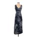 Sanctuary Casual Dress: Blue Acid Wash Print Dresses - Women's Size X-Small