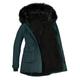 Aayomet Warm Winter Coats For Women Women s Notched Lapel Wool Pea Coat Long Sleeve Casual Mid-Long Overcoats Dark Green XXL