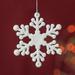 iOPQO Christmas Tree Ornaments Christmas Hanging Decorations Creative Crafts Christmas Tree Home Decoration Accessories Snowflake Angel Winges Elks Pendant Ornament Christmas Ornaments