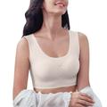 gvdentm Backless Strapless Bra Women s Modern Cotton Lightly Lined Triangle Wireless Bralette