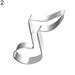 SANWOOD Cookie Cutter Music Note Shape Cute Cake Cookie Mold Decorating DIY Fondant Cutter Baking Tool