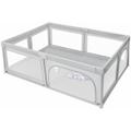 Aqrau Parc Bébé avec 50 boules 205 x 147 x 66cm Intérieur et Extérieur Stable Parc Pour Bebe Avec 4