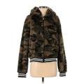 Kimberly C. Faux Fur Jacket: Green Tortoise Jackets & Outerwear - Women's Size Small