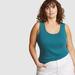 Eddie Bauer Plus Size Women's Favorite Scoop-Neck Tank Top- Blue Spruce - Size 3X