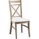 Wood Bros Henley Dining Chair - Antique Oak - Fabric