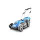 Hyundai HYM3800E 1600W 230V Corded Electric Rotary Lawnmower With Rear Roller, 30L Grass Box, 5 Cutting Heights, 10M Power Cable, Blue