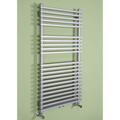 (Silver, 1200x600mm) WarmeHaus Bathroom Heated Towel Rail Warmer Ladder Radiator Central Heating