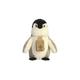cuddly toy Eco Nation penguin 24 cm plush black/grey