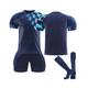 (20(110-120CM)) Croatia Away Jersey World Cup 2022/23 Croatia Team Jersey Soccer T-Shirt Shorts Kits Football 3-Pieces Sets