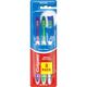 Colgate Extra Clean Medium Toothbrush (Assorted) with a Cleaning Tip that Reaches and Cleans Back Teeth, (Pack of 3)