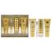 Gold by New Brand for Women - 4 Pc Gift Set 3.3oz EDP Spray, 0.5oz EDP Spray, 4.3oz Shower Gel, 4.3o