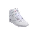 Plus Size Women's Freestyle Hi High Top Sneaker by Reebok in White (Size 9 M)