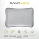 Monhouse Rechargeable Electric Hot Water Bottle Grey - Massaging Heat Pad - Heated Water Bag Warm & Soft Waist Belt - No Refill