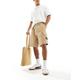 Calvin Klein Jeans cargo shorts in stone-Neutral