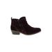 Earth Origins Ankle Boots: Burgundy Shoes - Women's Size 9