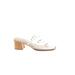 Steve Madden Sandals: White Shoes - Women's Size 8 1/2