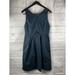 Madewell Dresses | Madewell Sleeveless Navy Dress Womens Small Cutout Front Pockets Back Zip | Color: Blue | Size: S