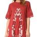 Free People Dresses | Nwot // Free People Perfectly Victorian Dress | Color: Red/White | Size: M