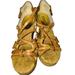 Michael Kors Shoes | Michael Kors Cork Heel Shoes | Color: Brown/Tan | Size: 8.5
