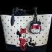 Kate Spade Bags | Kate Spade Disney X Minnie Mouse Polka Dot Tote + Wristlet Coin Purse Set | Color: Black/White | Size: Large