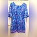 Lilly Pulitzer Dresses | Lilly Pulitzer Fiesta Stretch Dress, Purple Iris, Key Hole Back, Size 14 | Color: Blue/Purple | Size: 14