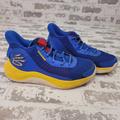 Under Armour Shoes | 2460 Under Armour Curry 3z7 Basketball Shoes Boys 6y | Color: Blue/Yellow | Size: 6bb