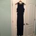 Athleta Dresses | Athleta Cotton Dress With Cutouts, Dark Blue, Size Medium | Color: Blue | Size: M