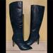 Nine West Shoes | Nwob Nine West Size 8.5 Teal Color Maxim Croc Embossed Knee High Boots | Color: Blue/Green | Size: 8.5