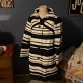 Kate Spade Jackets & Coats | Black And White Stripe Kate Spade Dress Coat With Bow Detail Collar | Color: Black/White | Size: 14