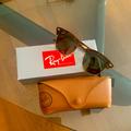 Ray-Ban Accessories | Classic Ray Ban Sunglasses. Tortoise With Gold Metal Accents. New With Box | Color: Gold | Size: 49-20