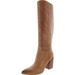 Nine West Shoes | Nine West Womens Brixe Brown Leather Pointed Toe Knee-High Boots Shoes | Color: Brown | Size: 7.5