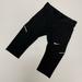 Nike Pants & Jumpsuits | Nike Dri Fit Crop Leggings In Black Size Small Guc | Color: Black/White | Size: S