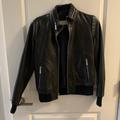 Michael Kors Jackets & Coats | Michael Kors Black Leather Jacket | Color: Black | Size: Xs