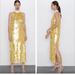 Zara Dresses | Blogger's Fave! Zara Yellow Sequin Dress Limited Edition Nwt Small | Color: Yellow | Size: S
