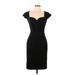 Ted Baker London Casual Dress - Midi: Black Solid Dresses - Women's Size 6