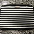Kate Spade Accessories | Kate Spade Black And White Stripe Laptop Case Sleeve | Color: Black/White | Size: Os