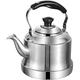 Stove Top Kettle Tea Kettle Stainless Steel Whistle Kettle Universal Stovetop Teapot Kettle, Induction Cooker Gas Stove Portable Handle Teapot for Gas Hob (One Color 4L)