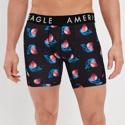 American Eagle Outfitters Underwear & Socks | Aeo Jellyfish 6" Flex Boxer Brief 3xl New | Color: Black | Size: 3xl