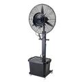 LINLIUA Standing Spray Fan,Commercial Industrial Floor Fan,Outdoor Misting Fan,Misting Pedestal Fan with Water Tank, Spray Fan for Backyards,Oscillating Pedestal Fan,for outdoor patio etc. 65CM A