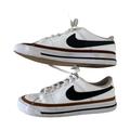 Nike Shoes | Nike Court Legacy Gs Sneakers White Black Shoe Da5380-102 | Color: Black/Brown/White | Size: 4bb