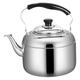 Stainless Steel Kettle Metal Whistling Kettle Teapot for Stovetop Gas Whistling Kettle Stovetop Water Boiler Camping Kettle Teapots Home Whistle Pot Electric Kettle Extra Thick (Si