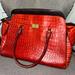 Michael Kors Bags | Michael Kors Red Exotic Skin Leather Bag | Color: Red | Size: Os