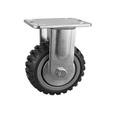 1 piece 4 inch/5 inch/6 inch/8 inch heavy duty beacon wheel anti-skid winding hand-pulled trailer gray foot equipment machinery (Color : Fixed, Size : 5 Inch)