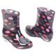 IJNHYTG rubbers Rain Boots Colorful Dot Rubber Boots Waterproof Rain Boots Women's Shoes (Size : 4.5 UK)