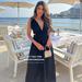 Zara Dresses | Blogger Fave!!! Zara V-Neck Long Dress | Color: Black | Size: Various