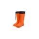 IJNHYTG rubbers Winter EVA Foam Cotton Rain Boots Non-slip Rain Boots Women's Warm Boots (Color : Orange, Size : 46)