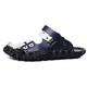 IJNHYTG Sandal Leather Sandals Men's Shoes Cowhide Men's Sandals Shoes Men's Sandals Summer Men's Sandals Men (Color : Blue, Size : 10)